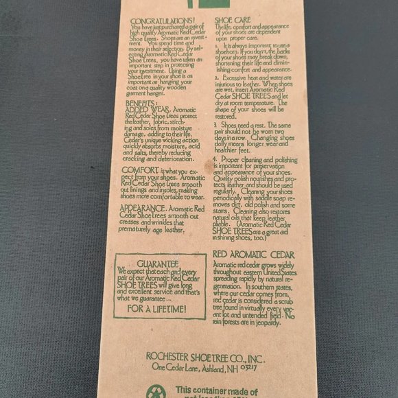 Rochester Cedar Shoe Trees XL - Picture 5 of 7